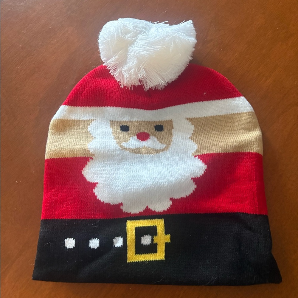 Santa Claus Knit Beanie Hat